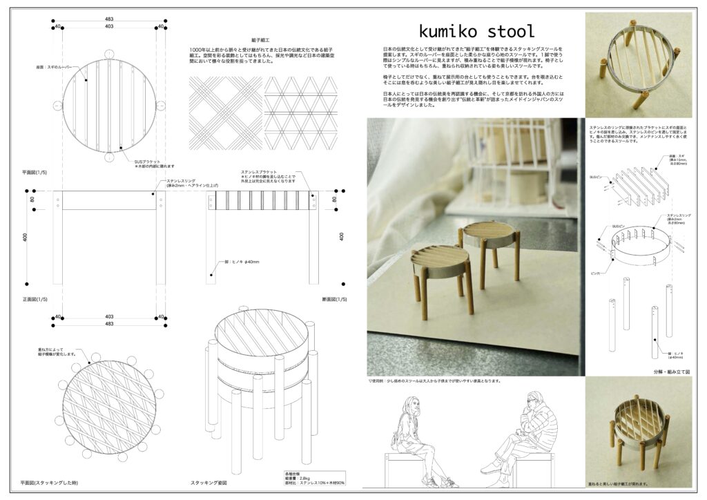 Kumiko Stool – SaGAS